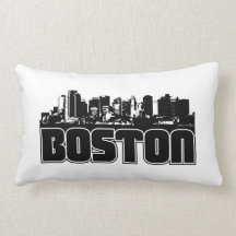 Boston Skyline Pillow