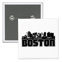 Boston Skyline Pins