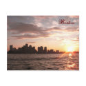 Boston Skyline postcards