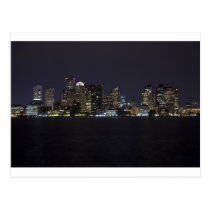 Boston Skyline postcards