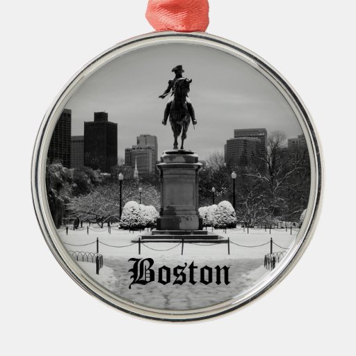 boston snow ornament zazzle boston snow ornament zazzle