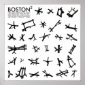 Boston Squared Poster posters