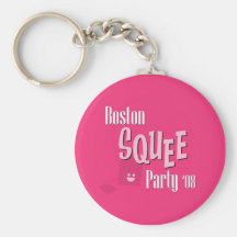Boston Squee Party Keychain
