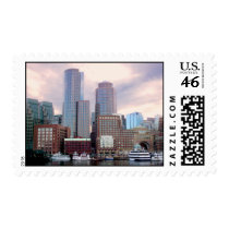 Boston Stormy Skyline postage