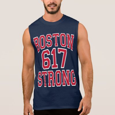 Boston STRONG 617 Sleeveless T-shirts