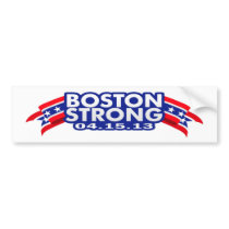Boston Strong April 15, 2013 Bumper Sticker