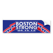 Boston Strong April 15, 2013 Bumper Stickers