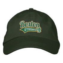Boston Strong Ballpark Shamrock embroidered Cap Embroidered Baseball Caps