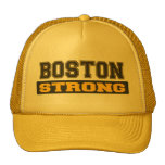 BOSTON STRONG Black and Gold Hats