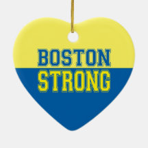 Boston Strong Christmas Tree Ornament