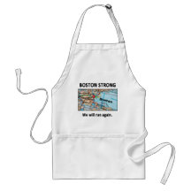Boston Strong Map Apron