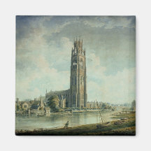 Boston Stump: view from the South-west Fridge Magnets