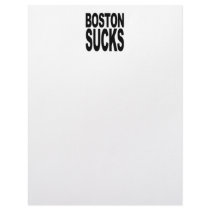 Boston Sucks letterhead