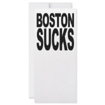 Boston Sucks rack cards by MyShirtSucks Boston Sucks rack cards