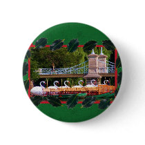 Boston Swan Boats- Boston Public Garden Pinback Button