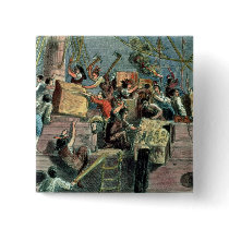 Boston Tea Party, 16th December 1773 Button