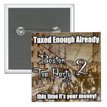 Boston Tea Party 2 Pinback Button