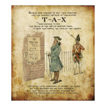 Boston tea Party Independence Day posters