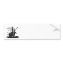 Boston Tea Party Raiders Retro Bumper Sticker