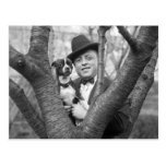 Boston Terrier, 1920s Postcard