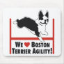 Boston Terrier Agility Mousepads