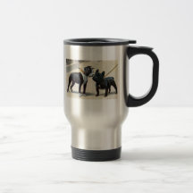 Boston Terrier and French Bulldog Mug