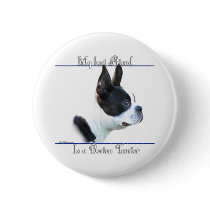 Boston Terrier Best Friend 2 - Button