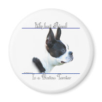 Boston Terrier Best Friend 2 - Magnet