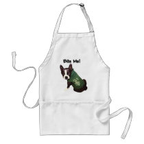 Boston Terrier:  Bite Me! aprons