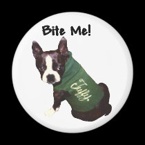 Boston Terrier:  Bite Me! magnets