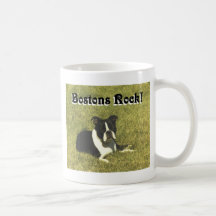 Boston Terrier:  Bostons Rock Mug