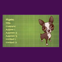 Boston Terrier Business Card business cards