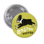 Boston Terrier Button