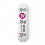 BOSTON TERRIER by Kakurai missile Skate Board Deck