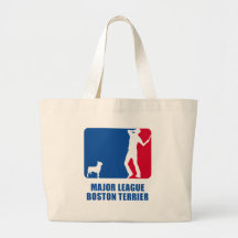 Boston Terrier Canvas Bags