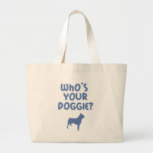 Boston Terrier Canvas Bags