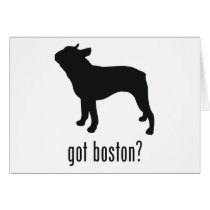 Boston Terrier Greeting Cards