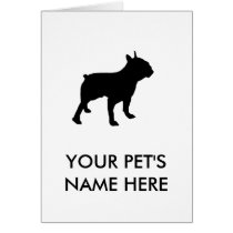 Boston Terrier Greeting Card