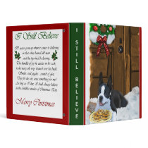 Boston Terrier Christmas Gifts binders