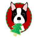 Boston Terrier Christmas t-shirts