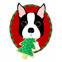 Boston Terrier Christmas T Shirts