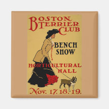 Boston Terrier Club Magnets