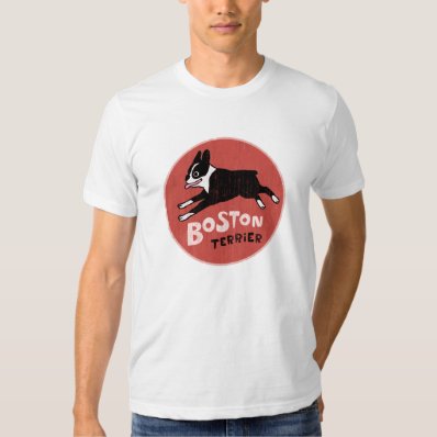 Boston Terrier Cool Vintage Style T Shirt