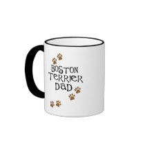 Boston Terrier Dad mugs