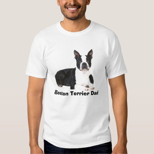 boston terrier dad t shirt