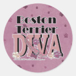 Boston Terrier DIVA Sticker