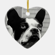 Boston Terrier Dog Ornament