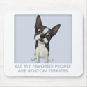 Boston Terrier Favorite mousepad