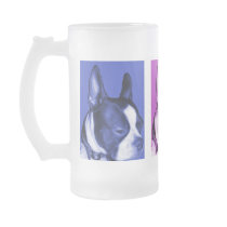Boston Terrier Frosted Mug
