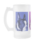 Boston Terrier Frosted Mug